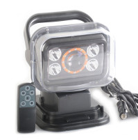 Marine LED Light - High - 70 Watt - Black Casing - Emmitt Color: White - 12-24 Volts - WK-B70H - AZLED